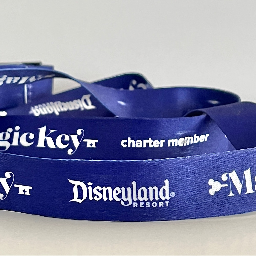 Disneyland Magic Key Charter Members Lanyard